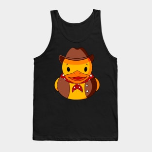 Cowboy Rubber Duck Tank Top